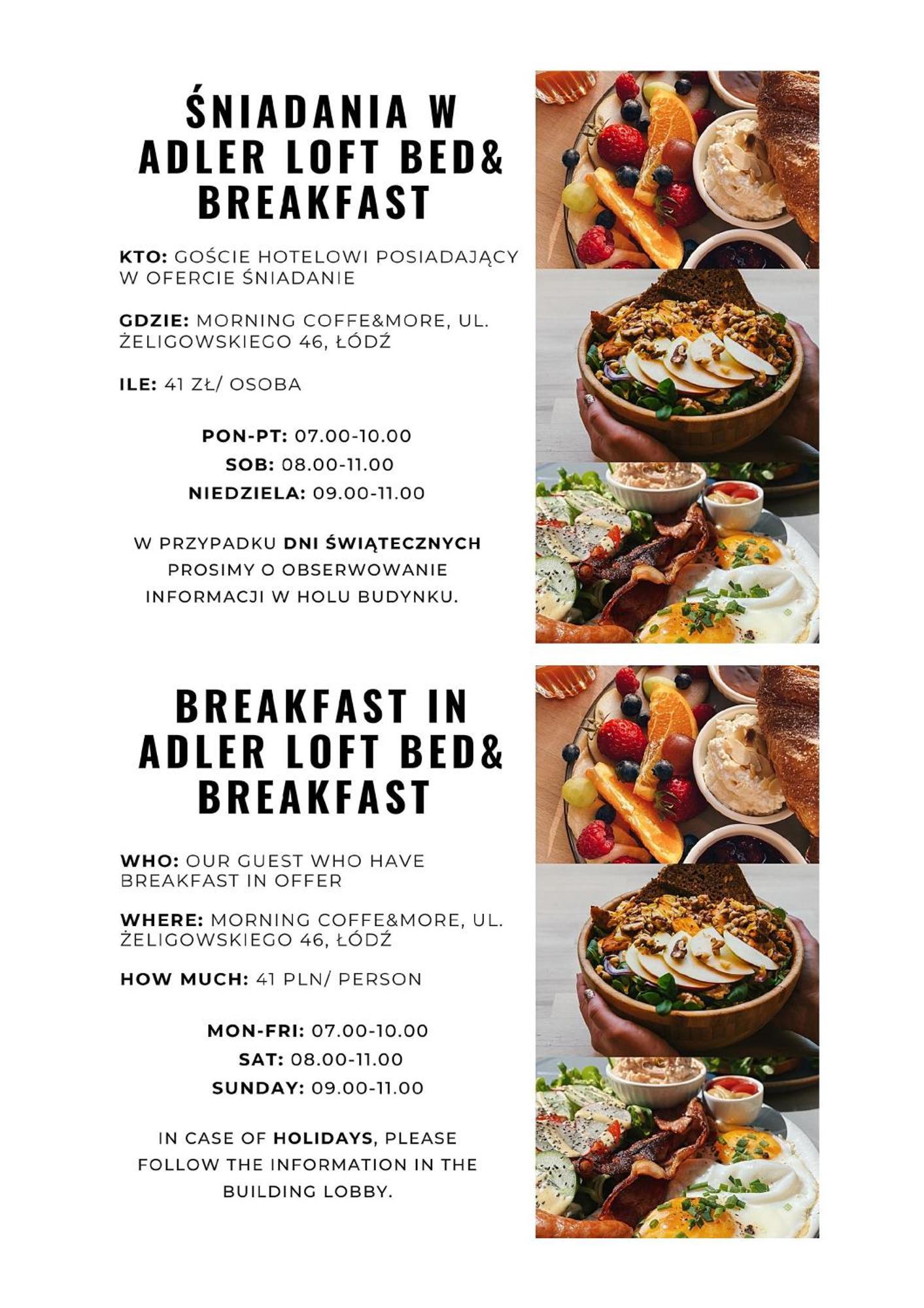 New Adler Bed & Breakfast Łódź Eksteriør bilde
